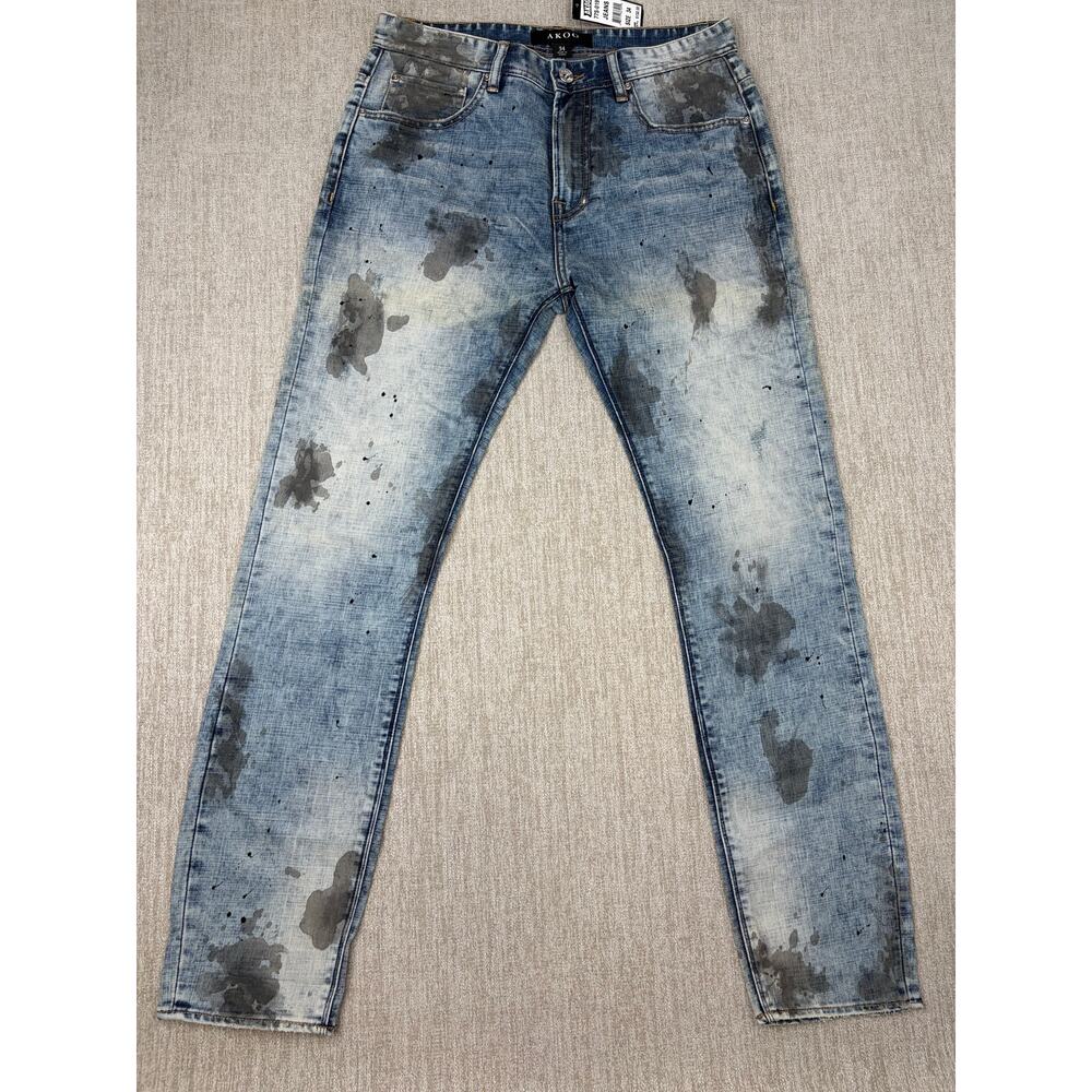 Akoo Denim Jeans Size 34x30 NWT